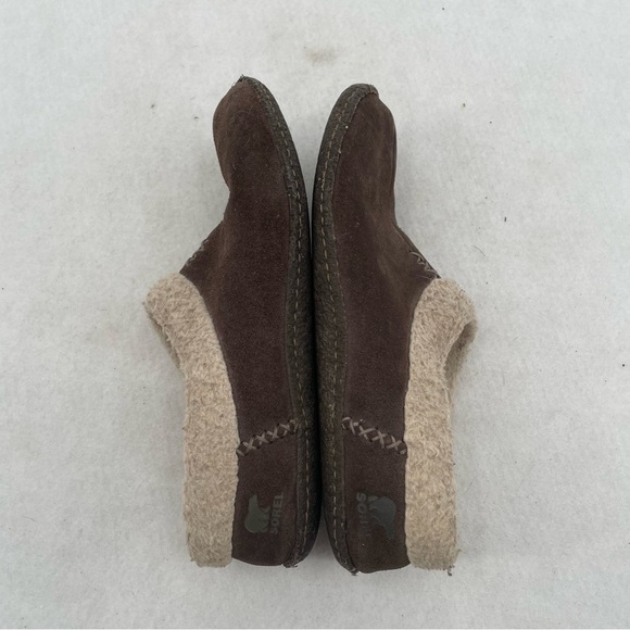 SOREL Women’s Nakiska Brown Suede Fur Lined House slippers size: 9 - Picture 6 of 11